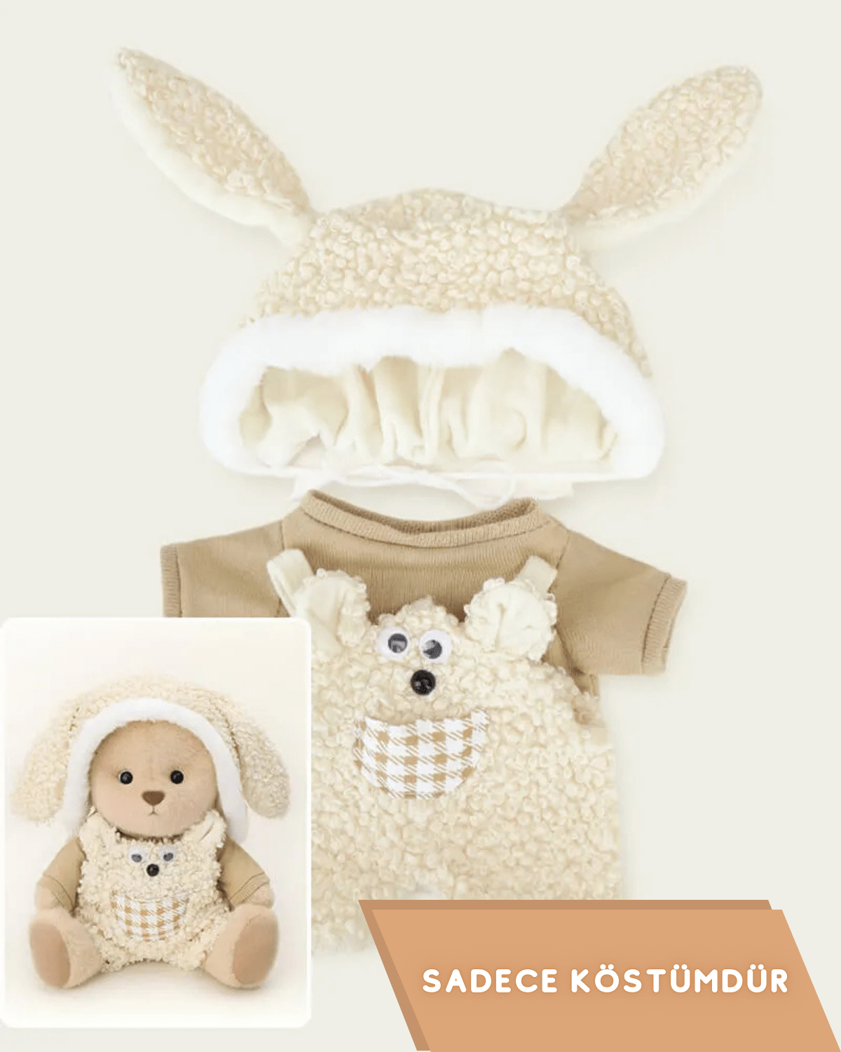 PuffyHug™ Uzun Kulaklı Bunny Puffy Kostümü - Puffy Hug Türkiye