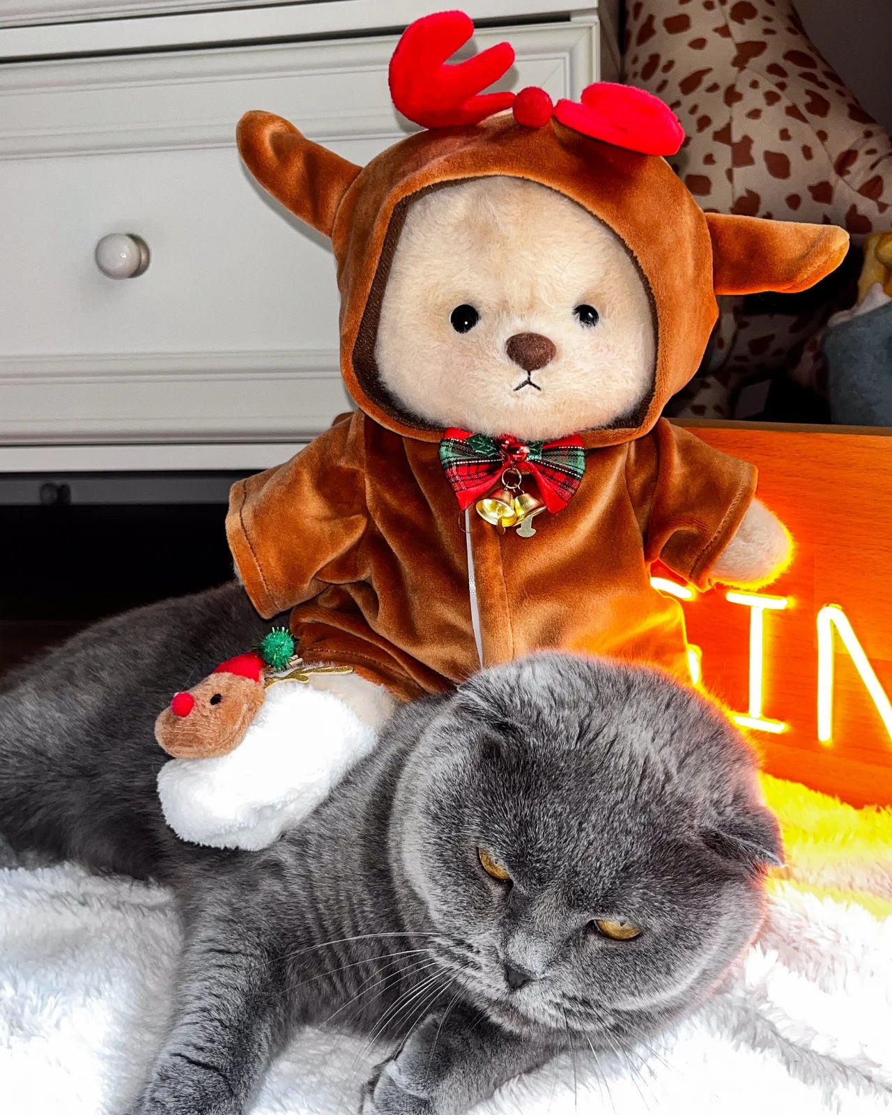 PuffyHug™ Yılbaşı Geyiği Puffy Kostümü - Puffy Hug Türkiye