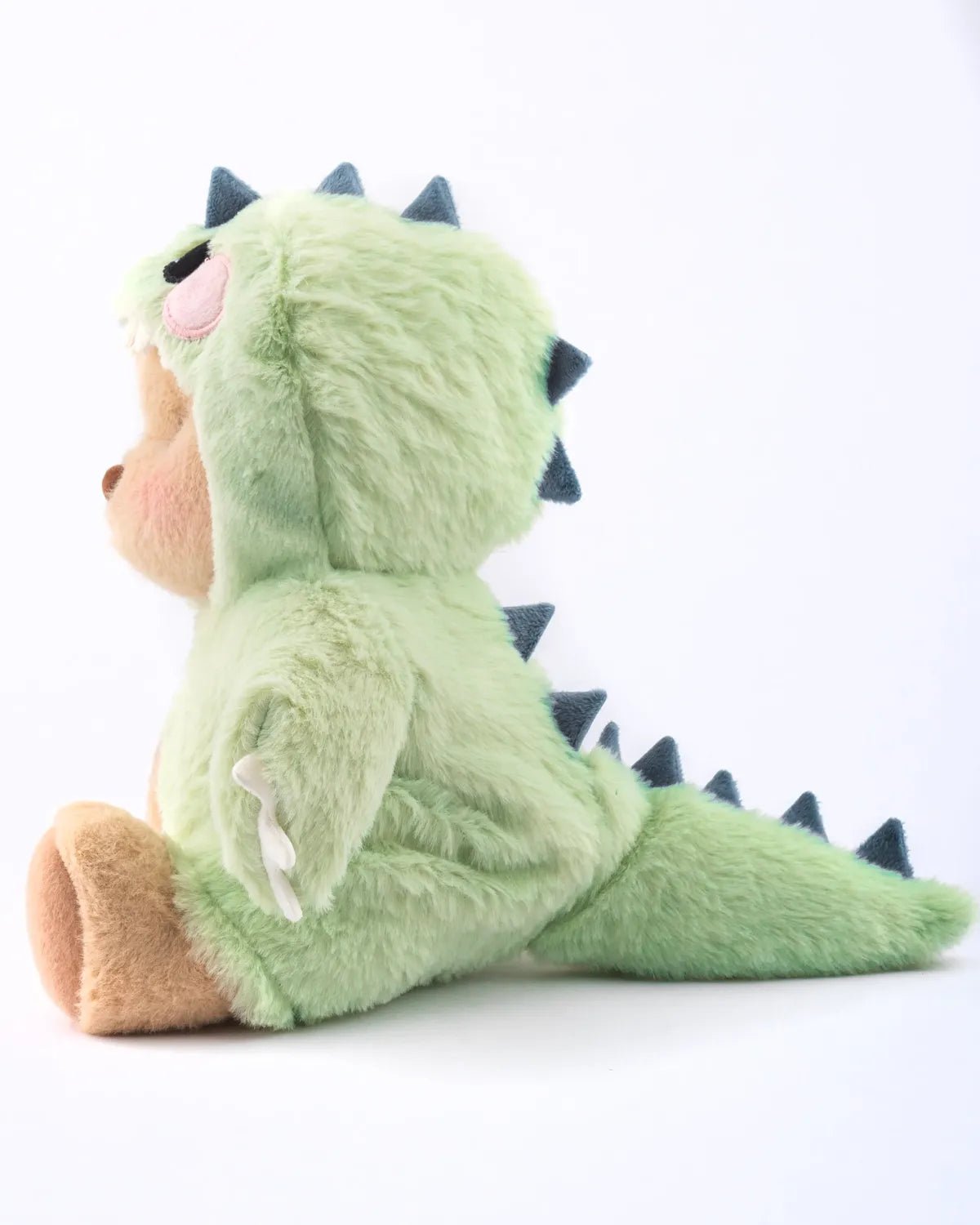 PuffyHug™ Yeşil Tüylü Dino Puffy Kostümü - Puffy Hug Türkiye