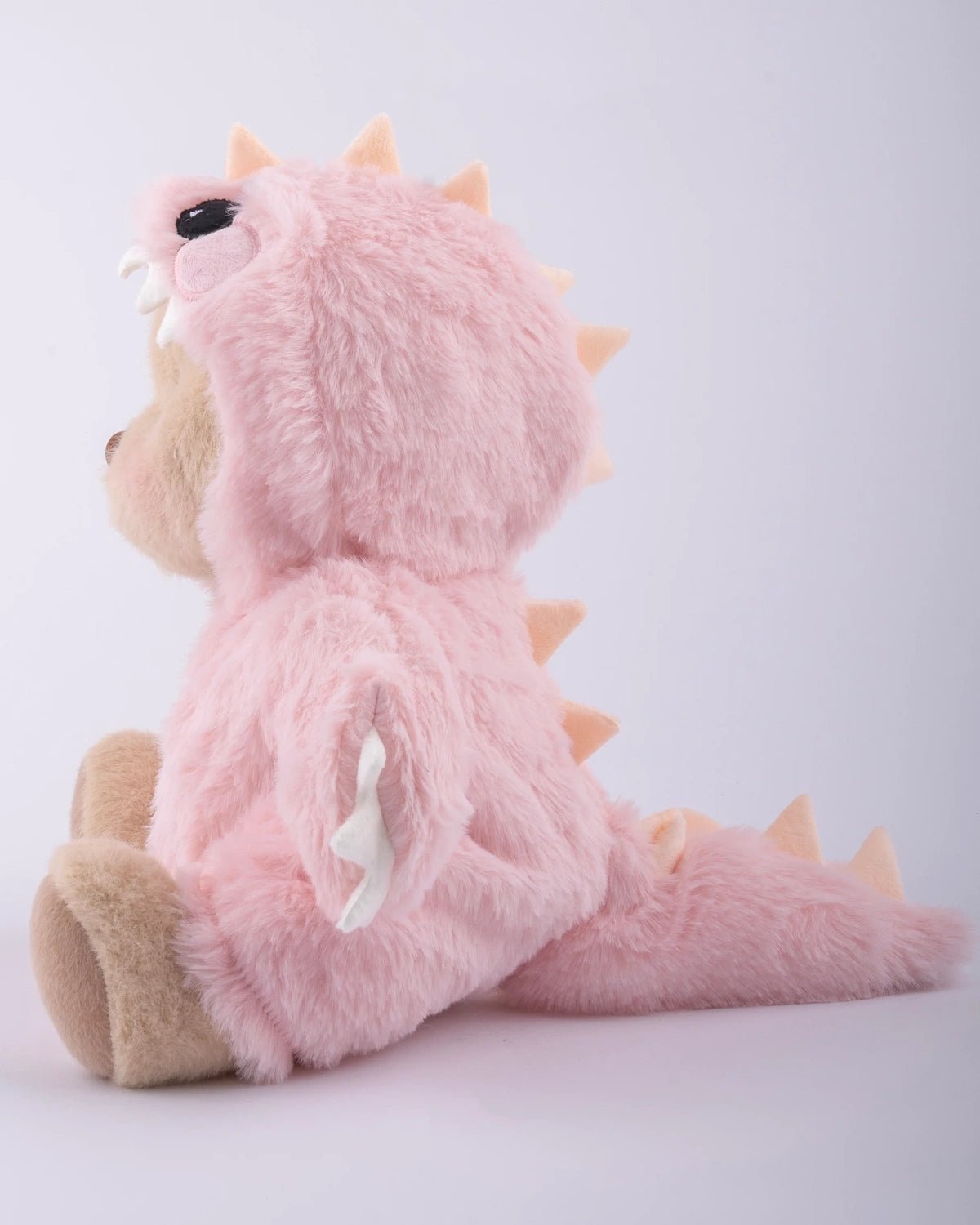 PuffyHug™ Pembe Tüylü Dino Puffy Kostümü - Puffy Hug Türkiye