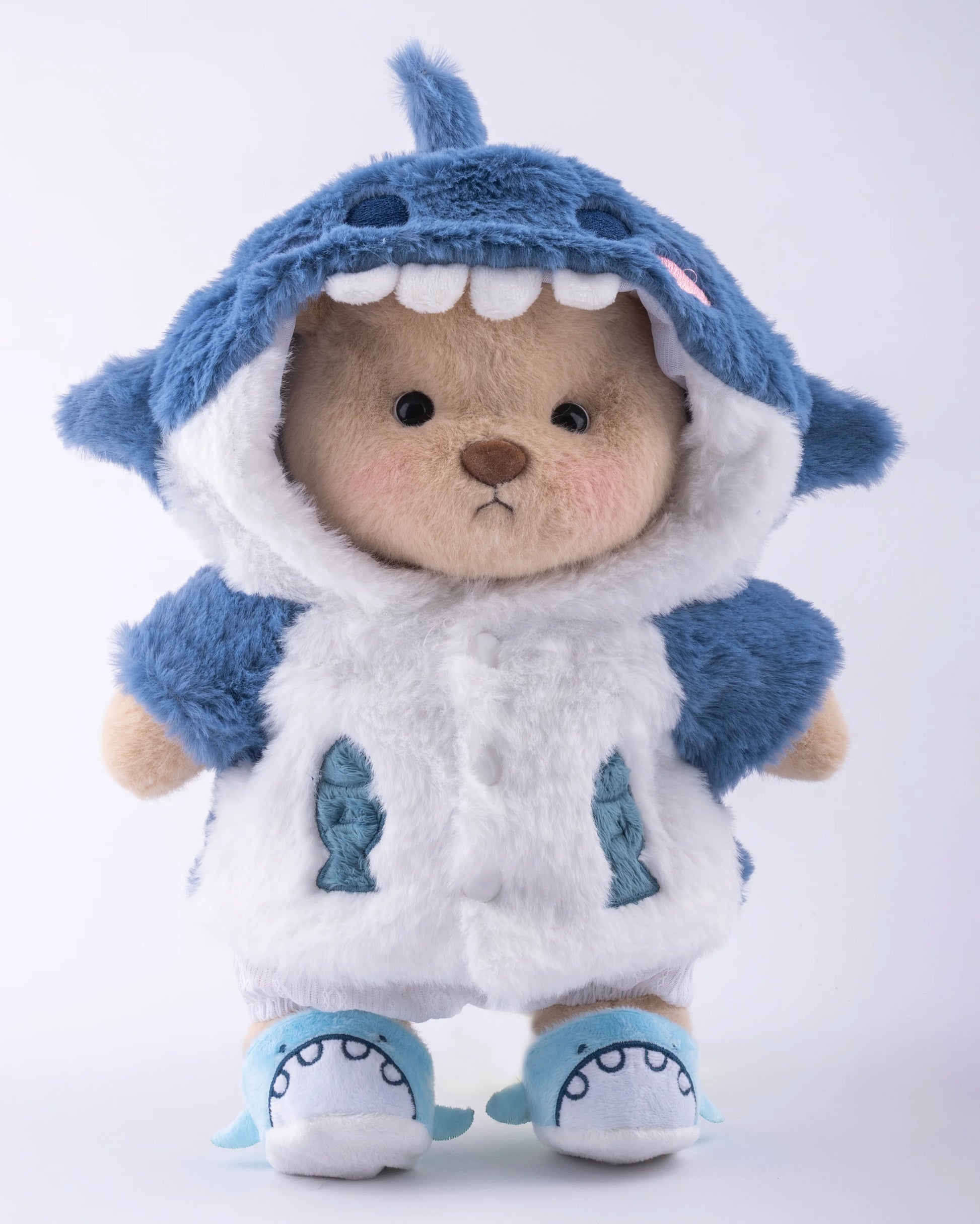 PuffyHug™ Mavi Shark Puffy Kostümü - Puffy Hug Türkiye