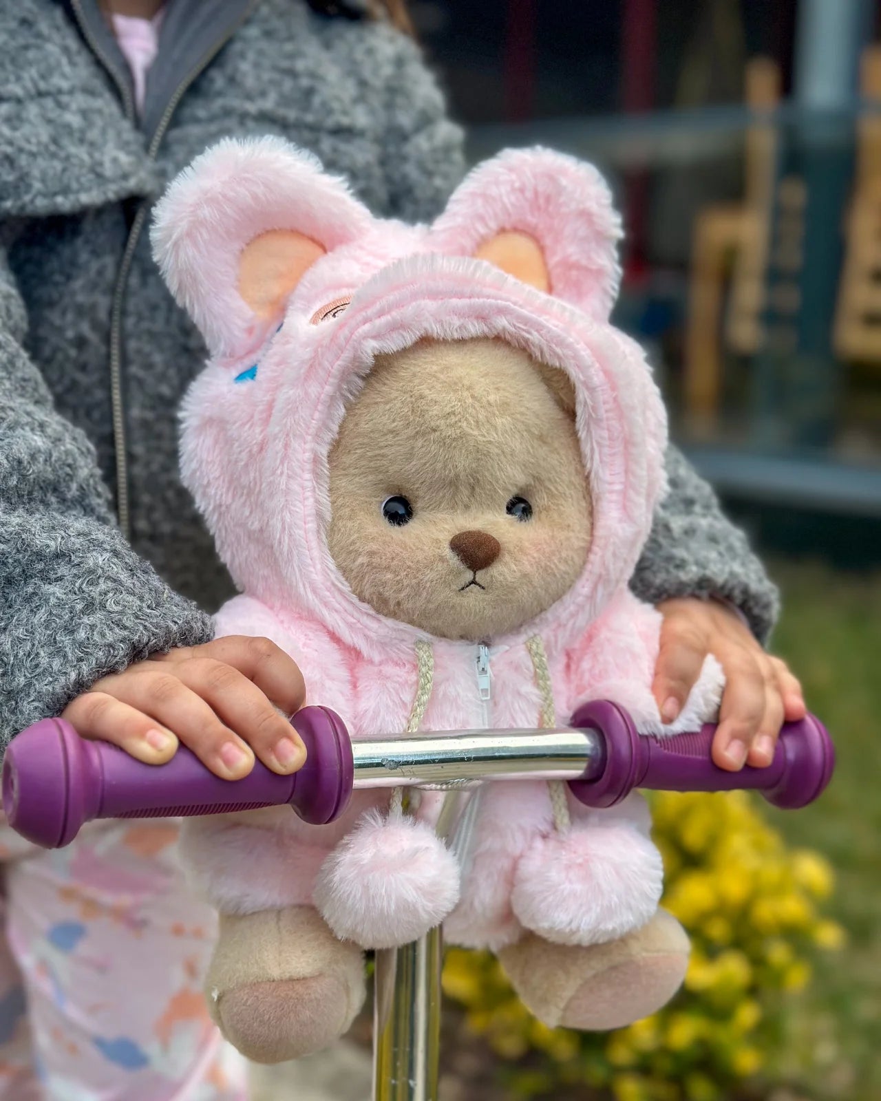 PuffyHug™ Pembe Bunny Puffy Kostümü - Puffy Hug Türkiye